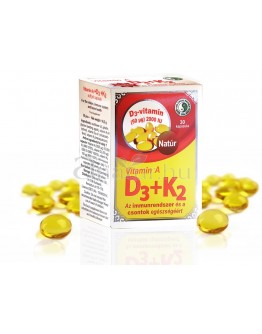 A+D3+K2 vitamin capsules