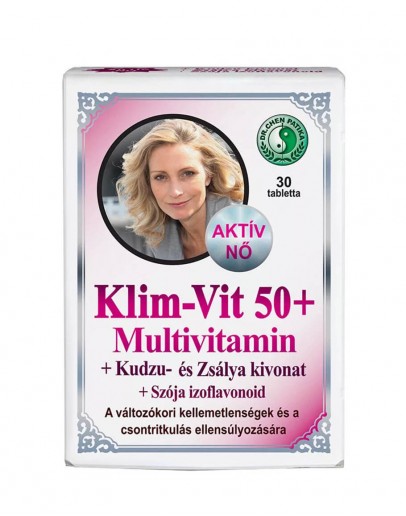 Klim-Vit 50+Food supplement Multivitamin tablets with kudzu and sage extracts and soy isoflavonoids